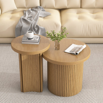 Ayla Round Modern Nesting Coffee Table