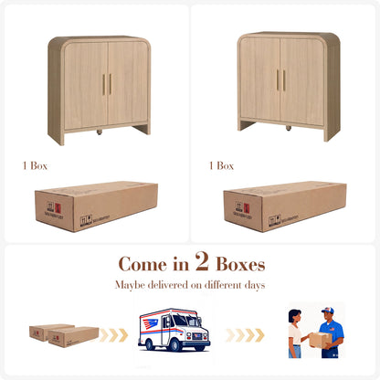 33.4" Sideboard Buffet Cabinet
