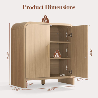 33.4" Sideboard Buffet Cabinet