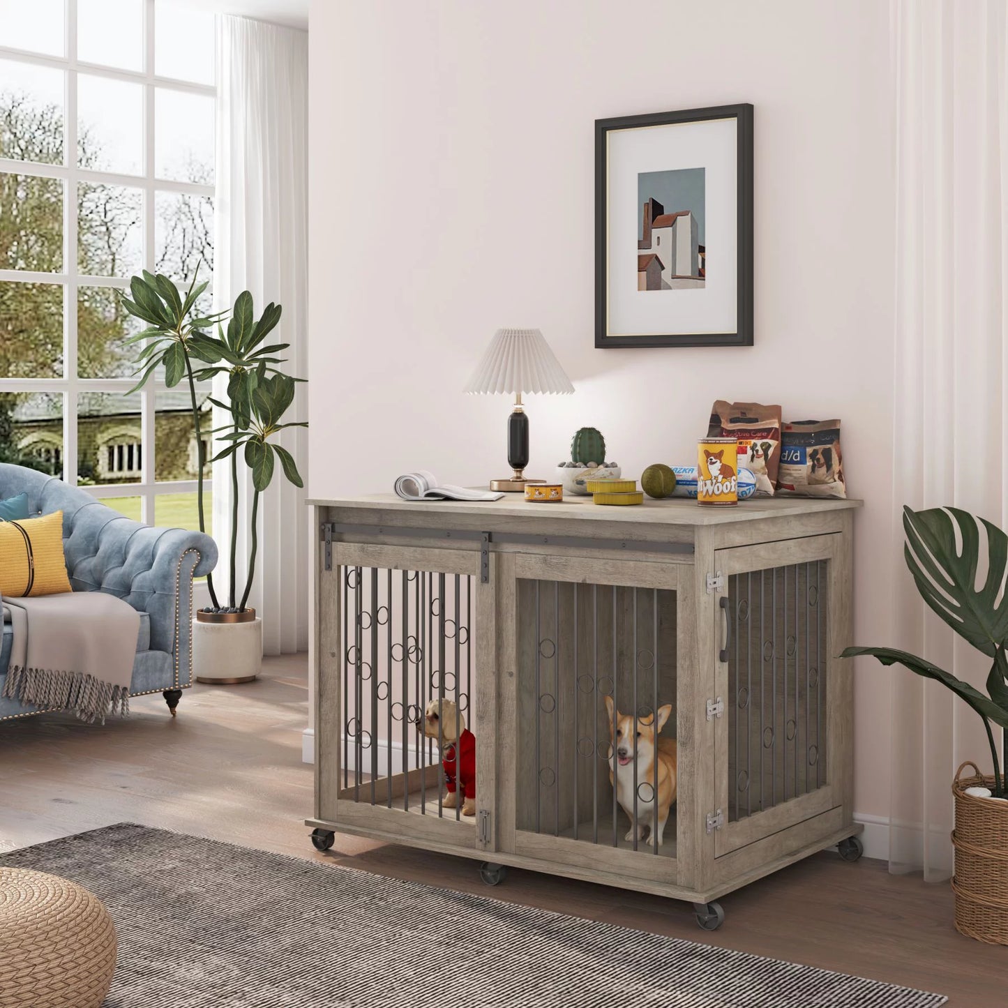 Hana Large Dog Crates Furniture