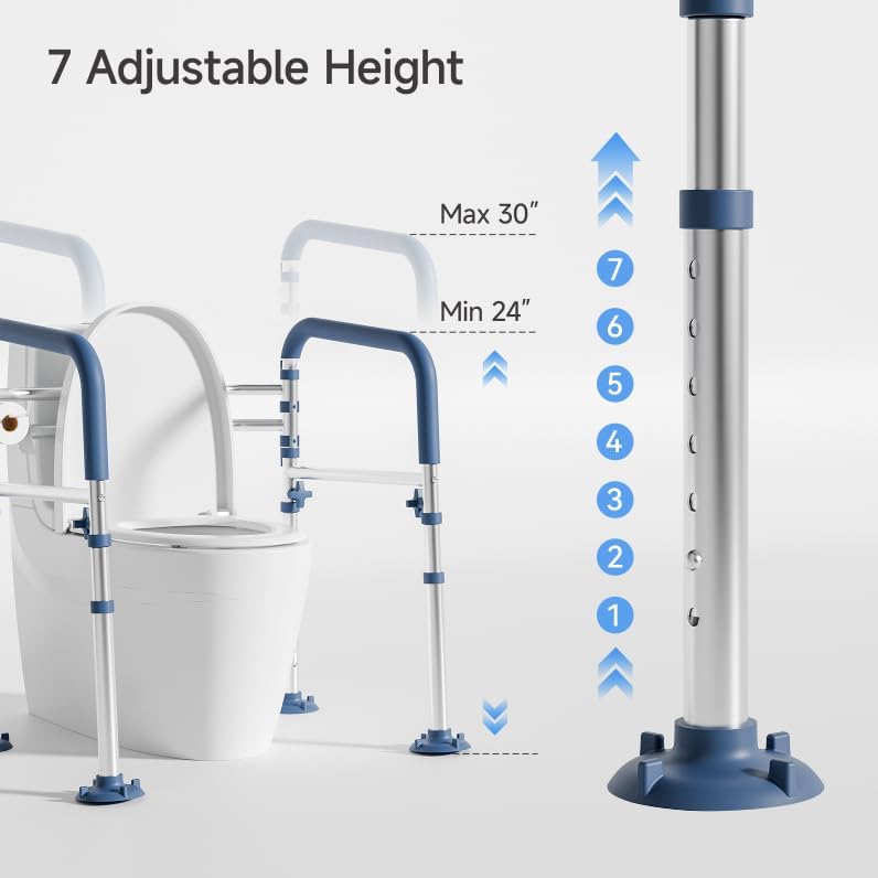 Loyoda Toilet Safety Rails for Seniors