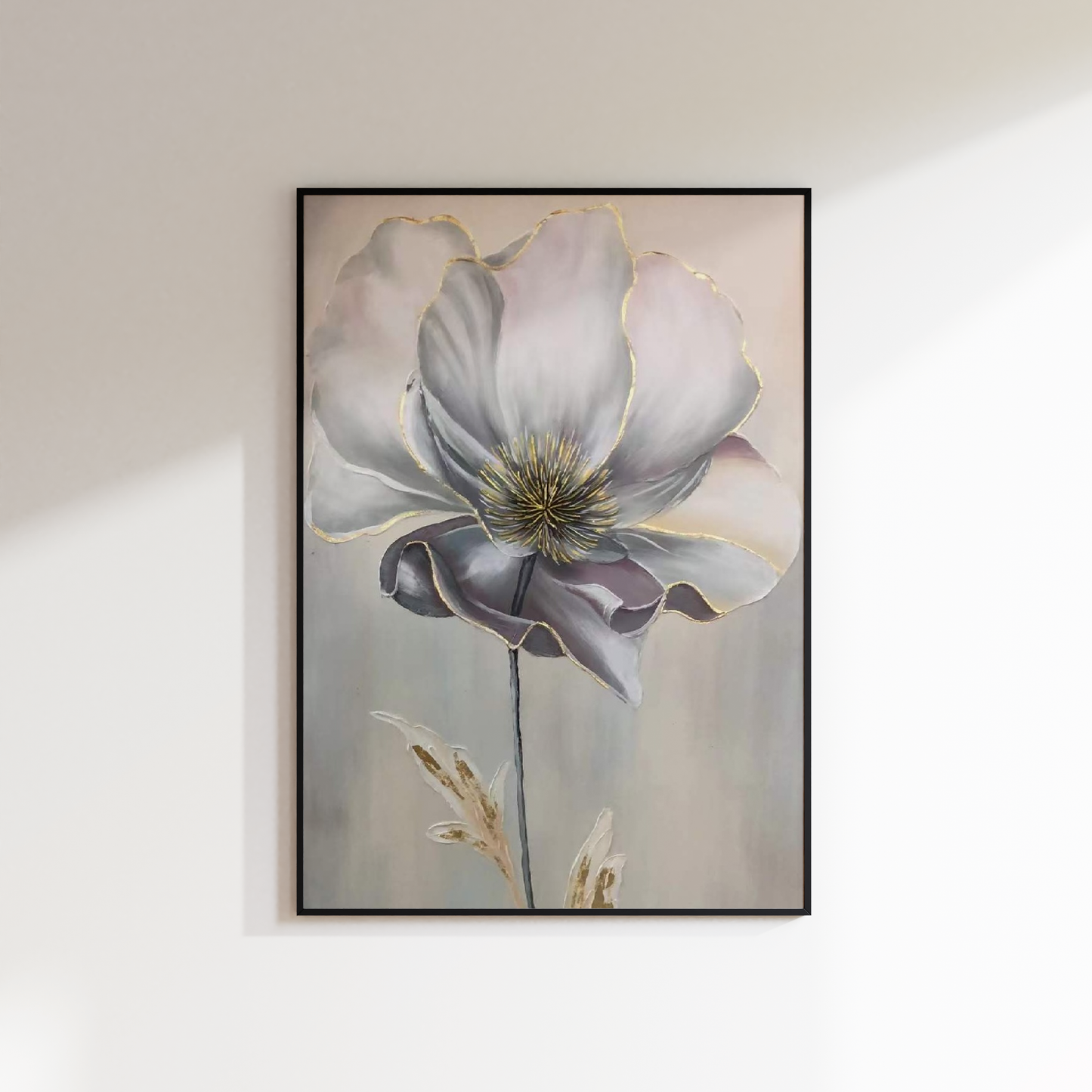 Gold Flower Oil Painting