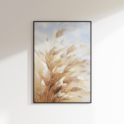 Wheat Oil Painting