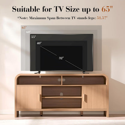 Ellie 59.5" Curved TV Stand