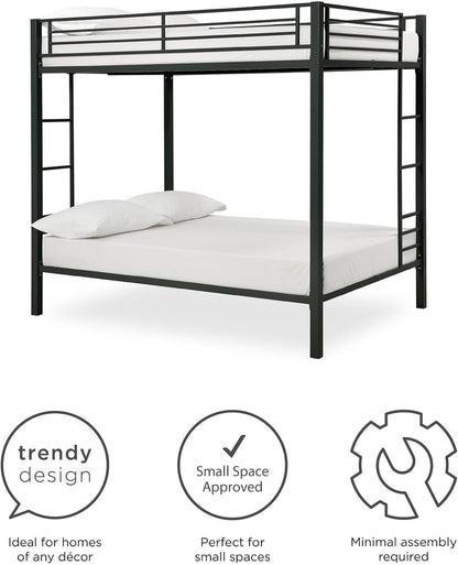 DHP Full Over Full Metal Bunk Bed - Canva Home