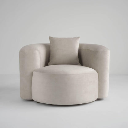 Modern Wool-Like T-Shape Couch