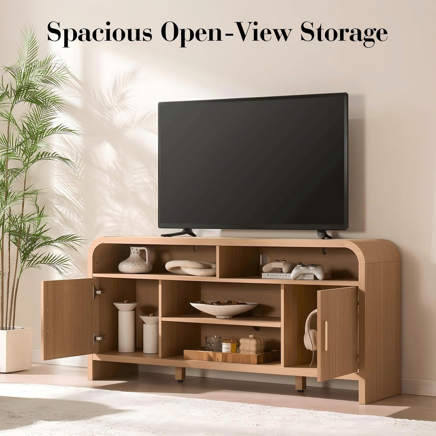 Ellie 59.5" Curved TV Stand