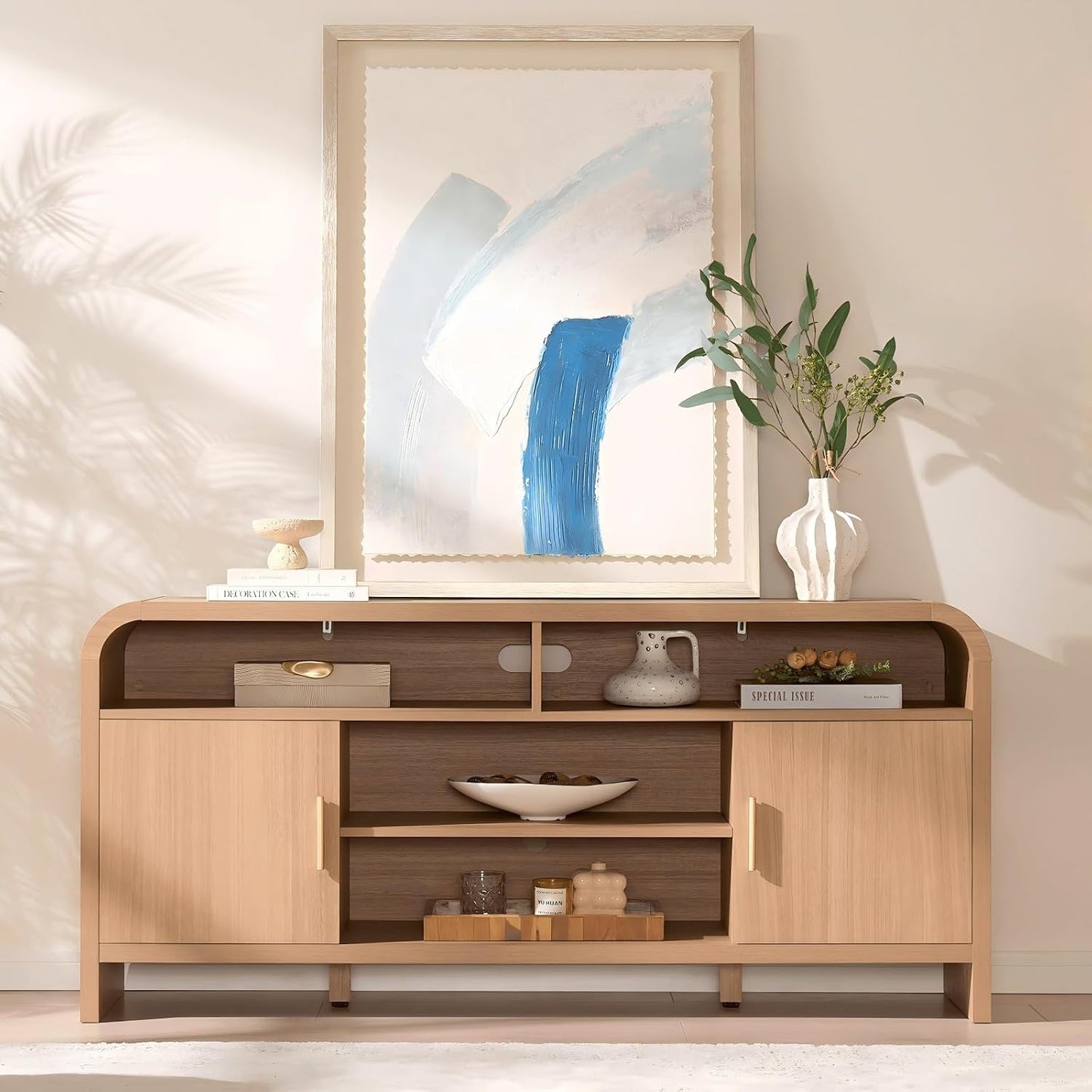 Ellie 59.5" Curved TV Stand