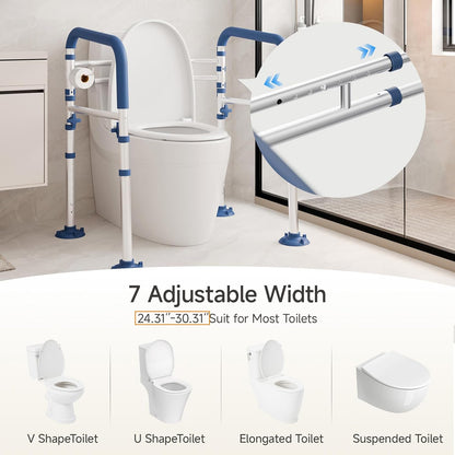 Loyoda Toilet Safety Rails for Seniors