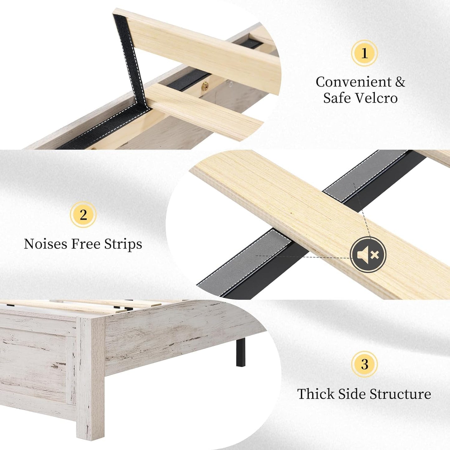 Luxoax 3 Pcs Bedroom Furniture Sets - Canva Home