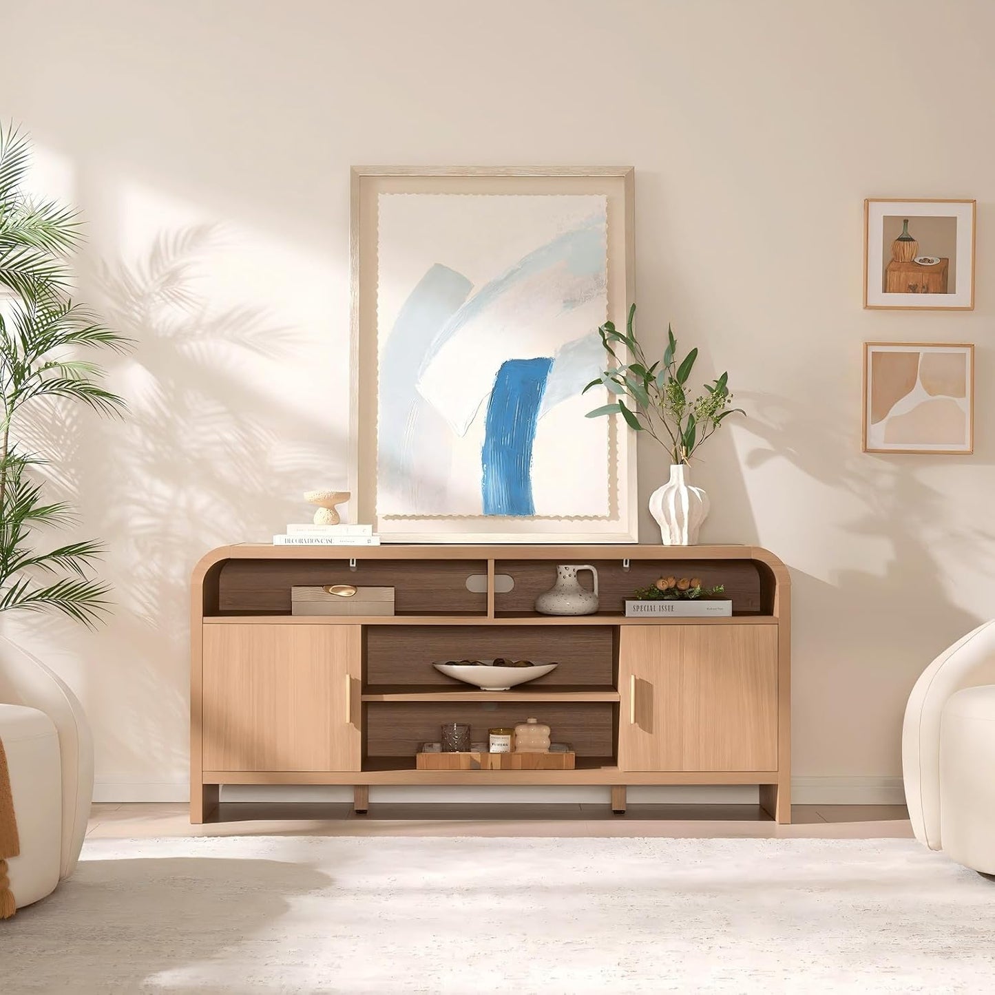 Ellie 59.5" Curved TV Stand