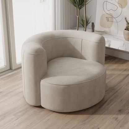 Modern Wool-Like T-Shape Couch