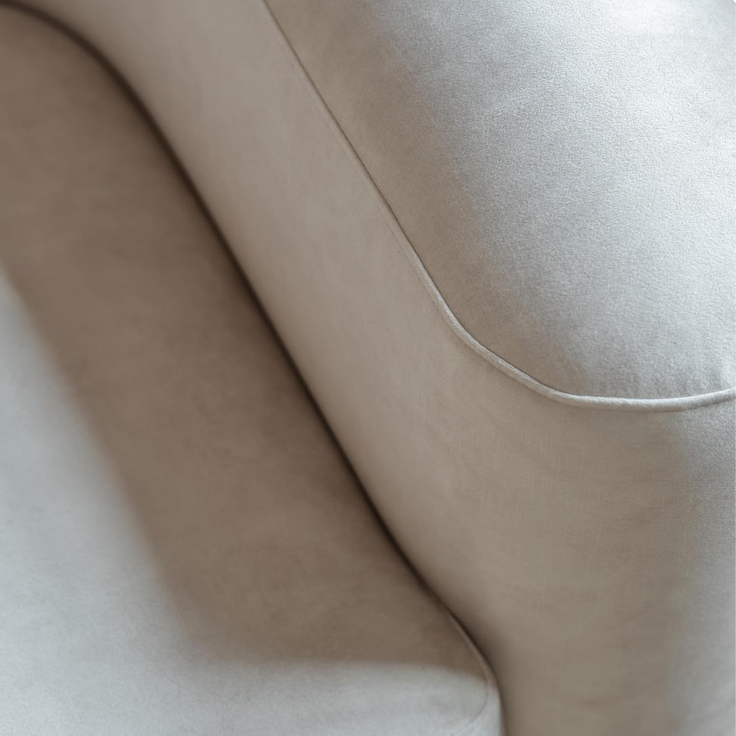 Acann Luxury Modern Tight Curved Back Velvet Sofa