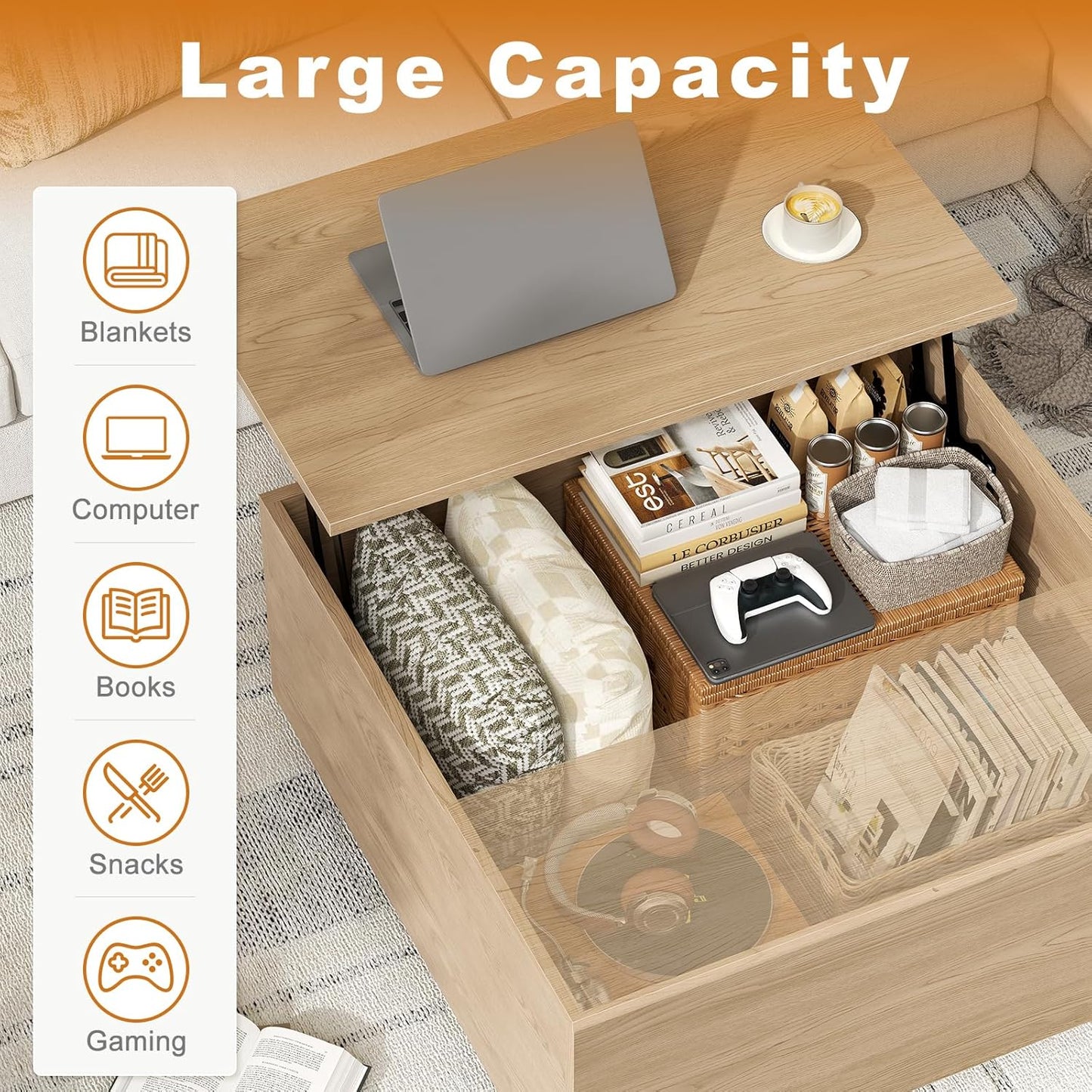 Fabato Lift Top Coffee Table