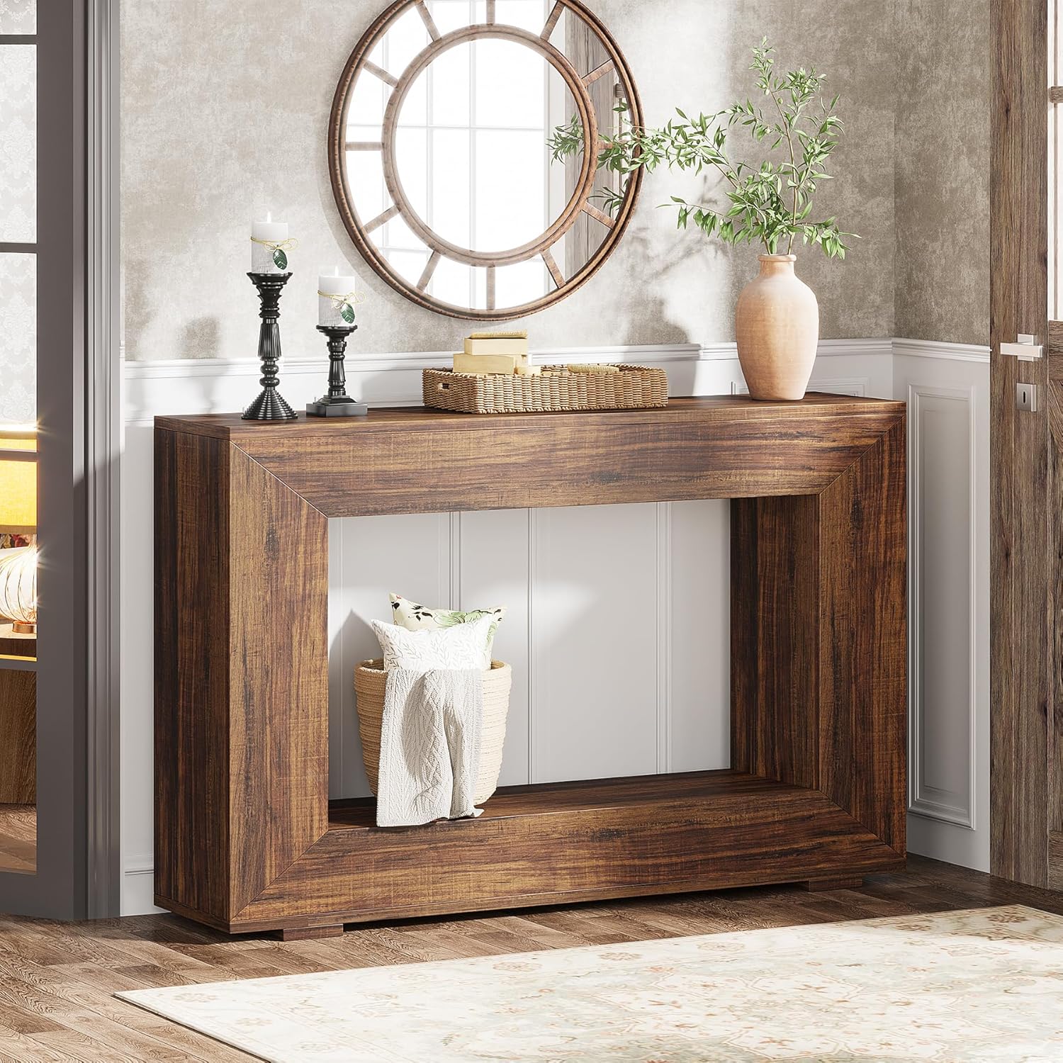 47" Entryway Console Table with Storage - Canva Home
