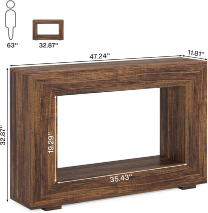 47" Entryway Console Table with Storage - Canva Home