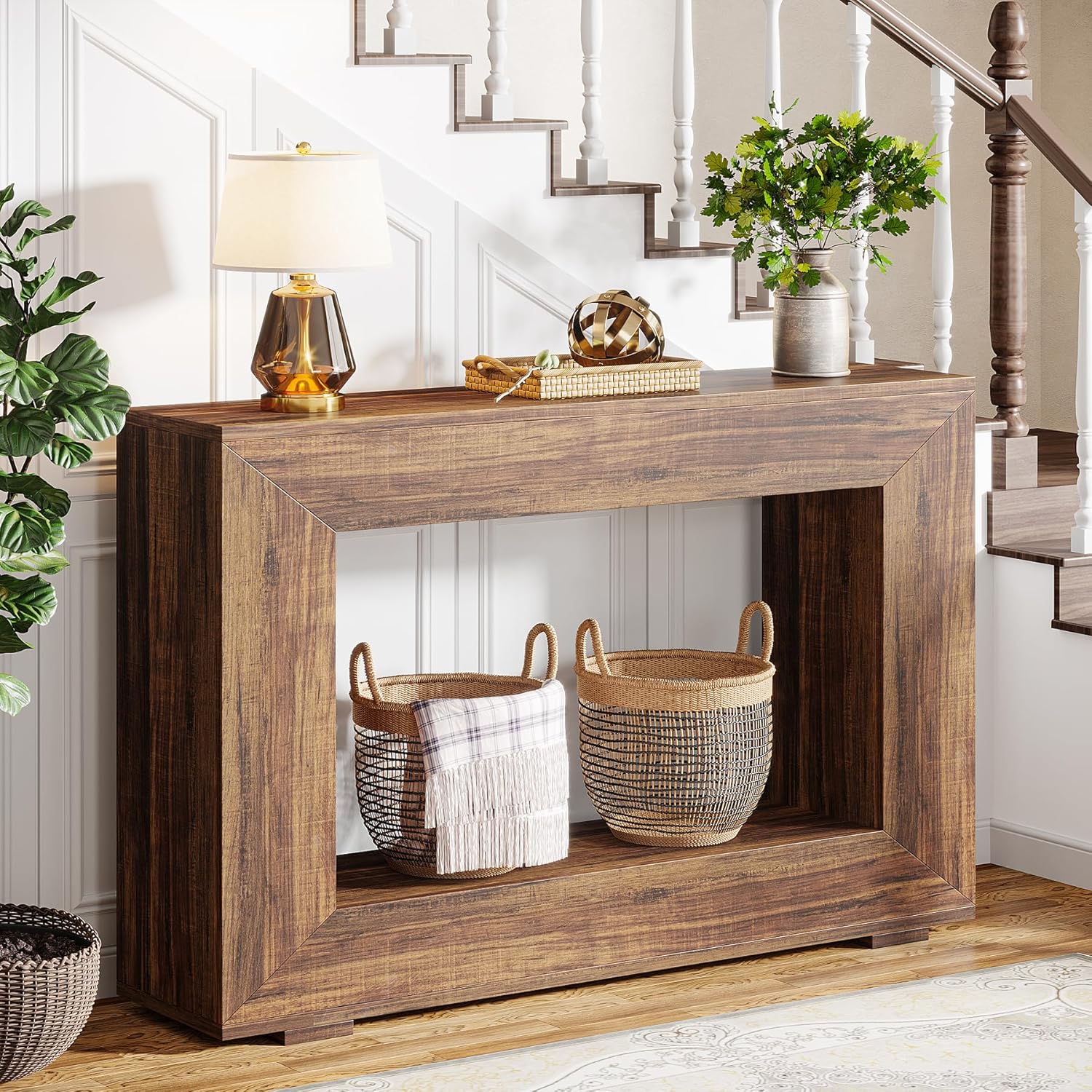 47" Entryway Console Table with Storage - Canva Home