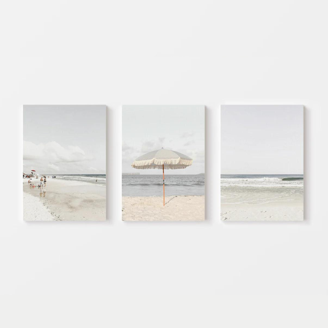 Neutral Beach Canvas