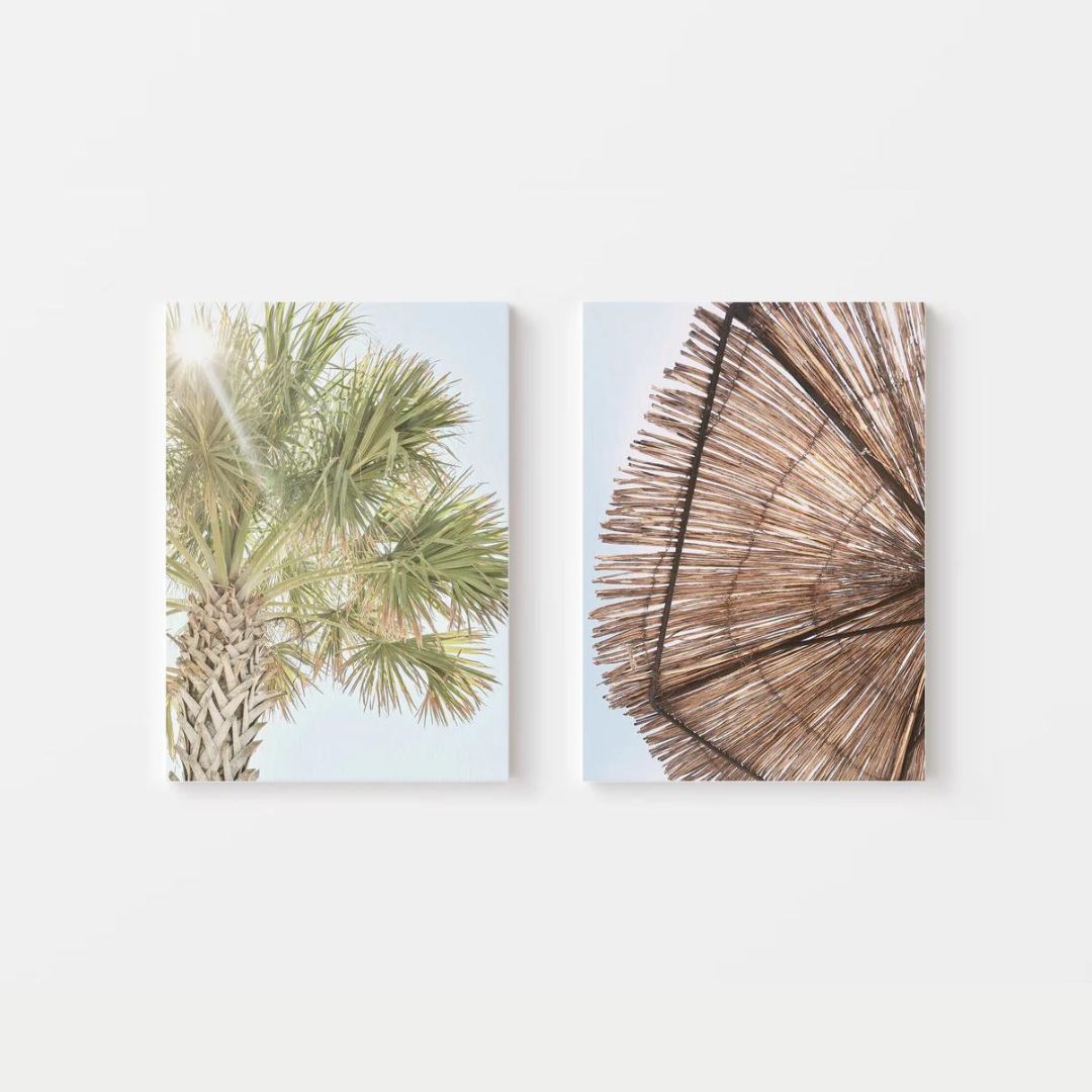 Palm Umbrella Canvas