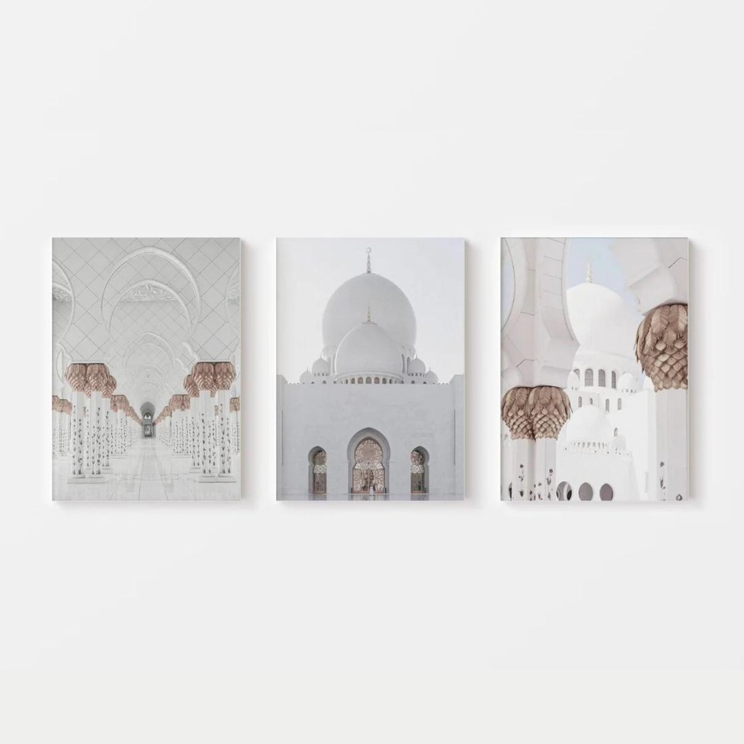 White Mosque Canvas