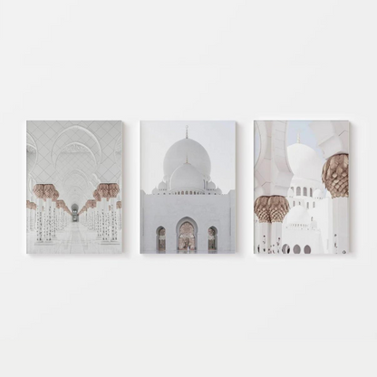 White Mosque Canvas