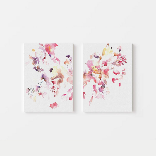 Watercolour Petals Canvas