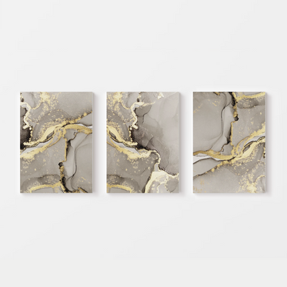 Golden Marble Canvas