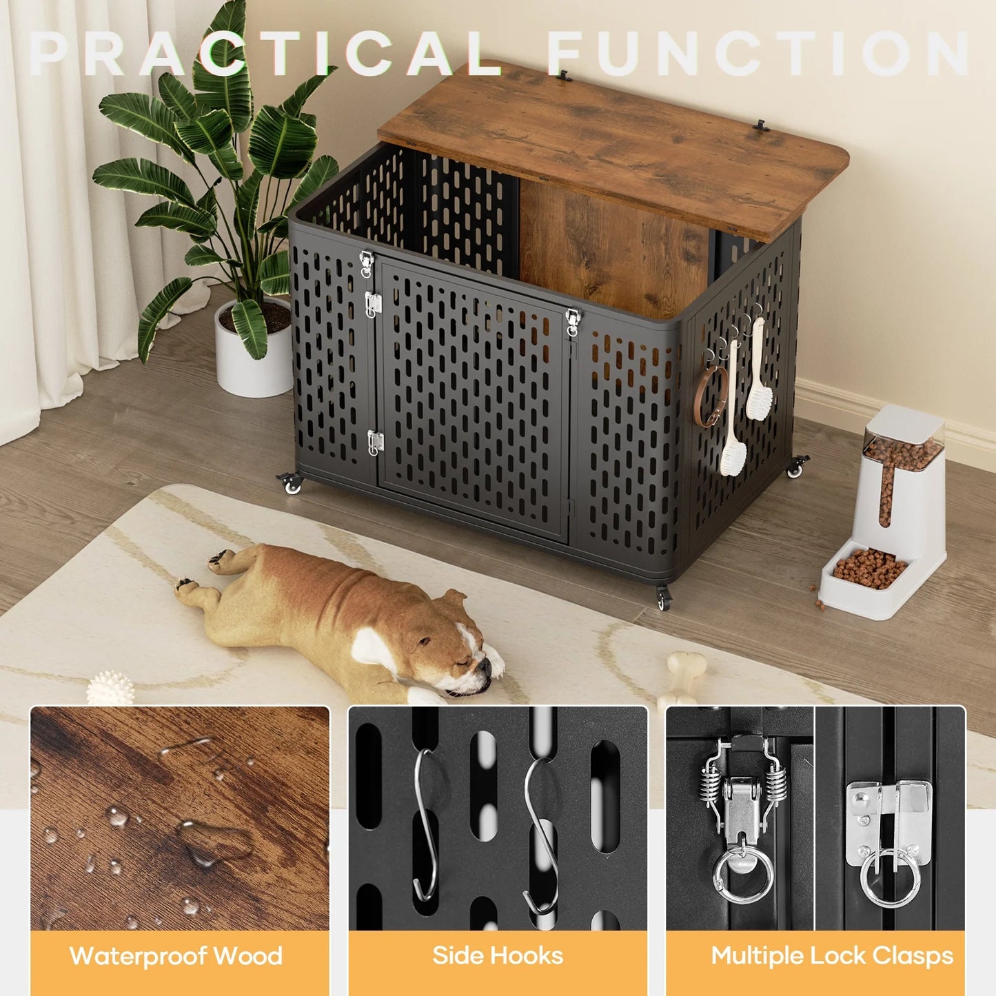 Kian Heavy Duty Large Dog Crates Furniture