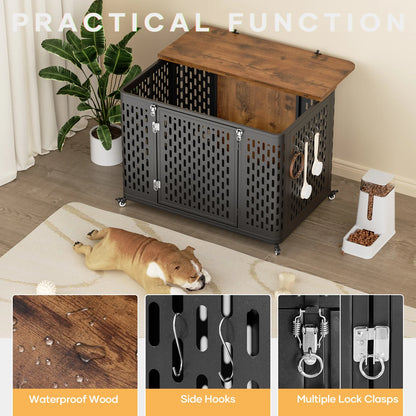 Kian Heavy Duty Large Dog Crates Furniture