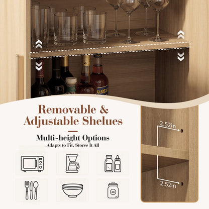 33.4" Sideboard Buffet Cabinet