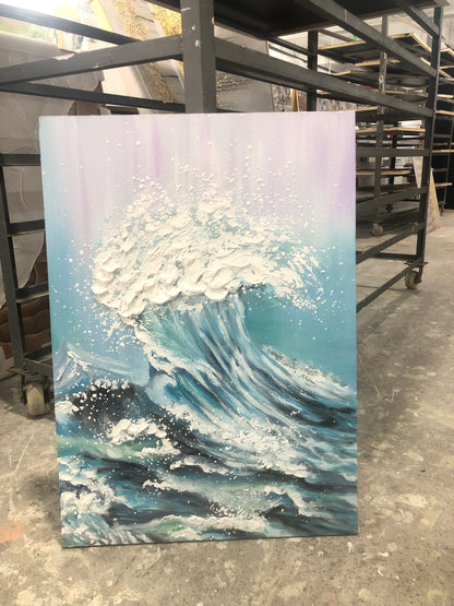 Splash Wave Oil Painting