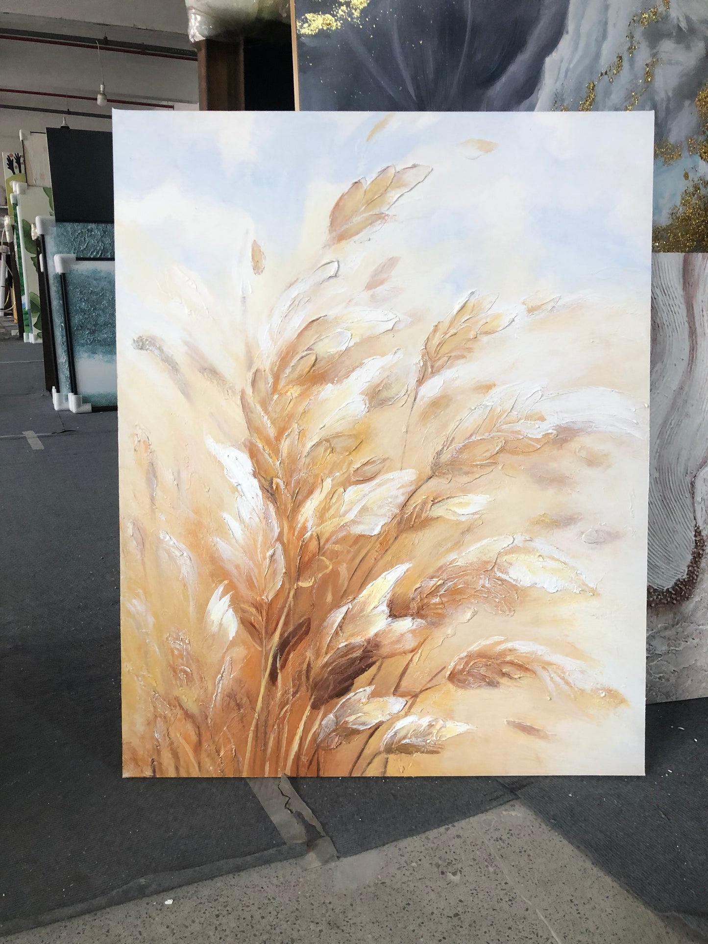 Wheat Oil Painting