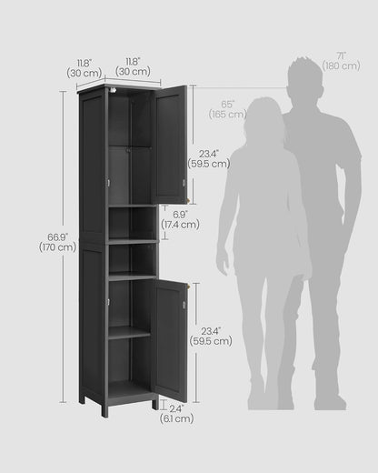 11.8" Tall Storage Cabinet with Lights