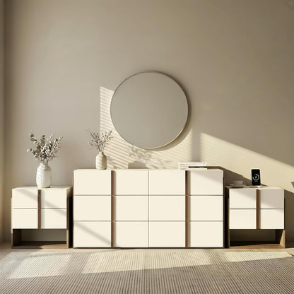 3-Piece Bedroom Furniture Set, 6-Drawer Dresser - Canva Home