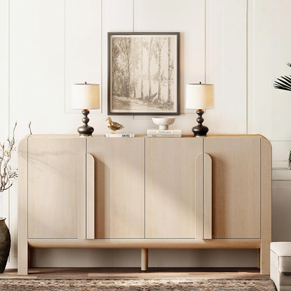 63" W Large Buffet Sideboard Cabinet