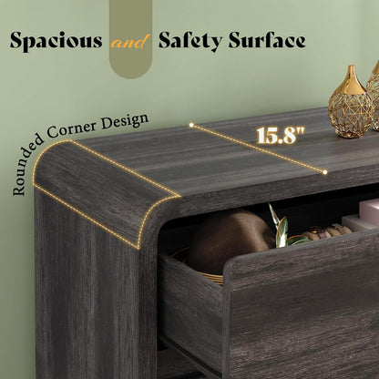 Modern 4-Piece Bedroom Furniture Set with 5-Drawer Dresser - Canva Home