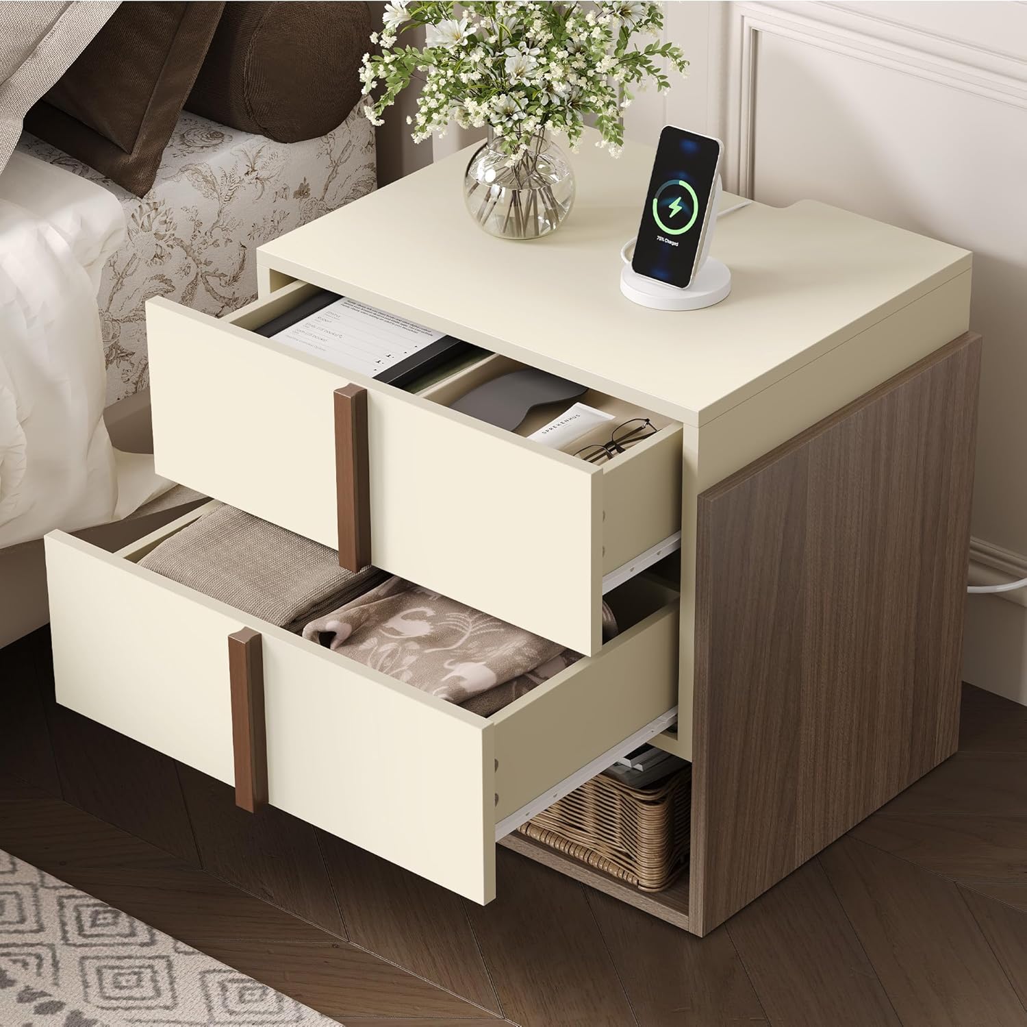 3-Piece Bedroom Furniture Set, 6-Drawer Dresser - Canva Home