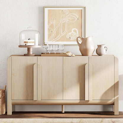 63" W Large Buffet Sideboard Cabinet