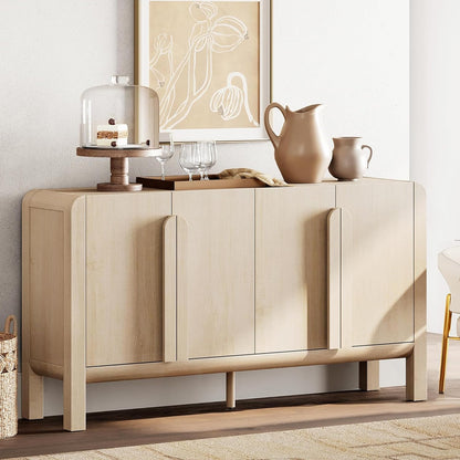 63" W Large Buffet Sideboard Cabinet