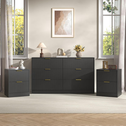 3-Piece Modern Bedroom Furniture Set - Canva Home