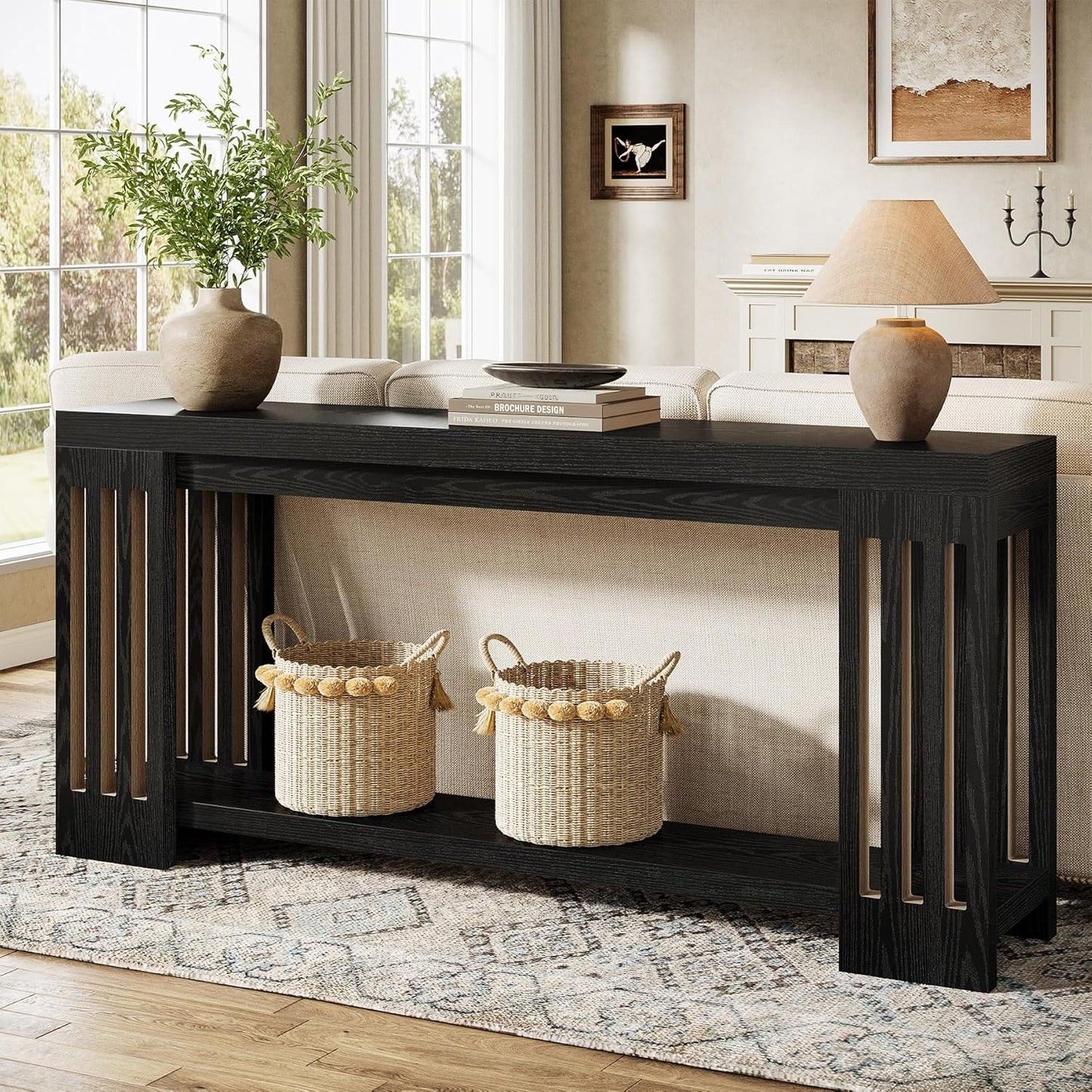 70.9-Inch Sofa Table Behind Couch - Canva Home