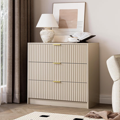 3-Piece Dresser Bedroom Set, 9 Drawer Dresser & 3 Drawer Nightstands - Canva Home