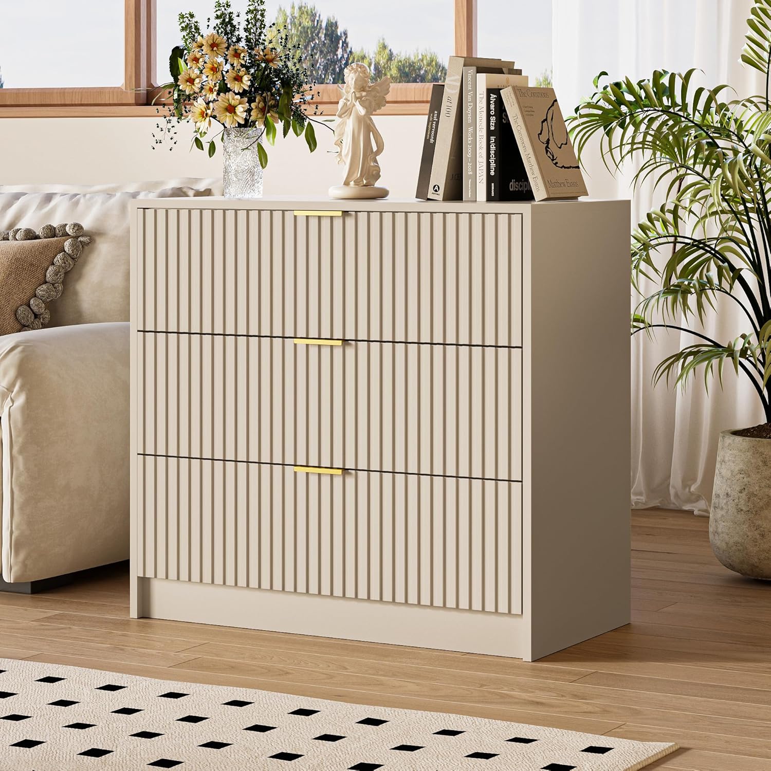 3-Piece Dresser Bedroom Set, 9 Drawer Dresser & 3 Drawer Nightstands - Canva Home