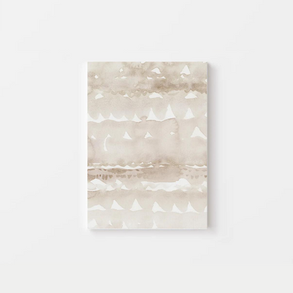 Abstract Beige Minimalist Watercolour Canvas