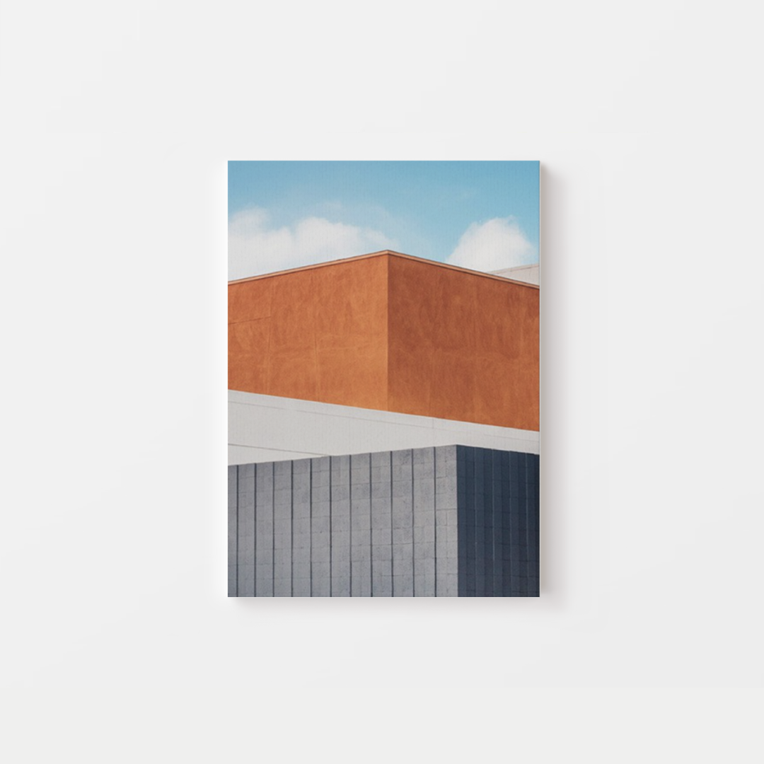 Abstract Modern Building Canvas