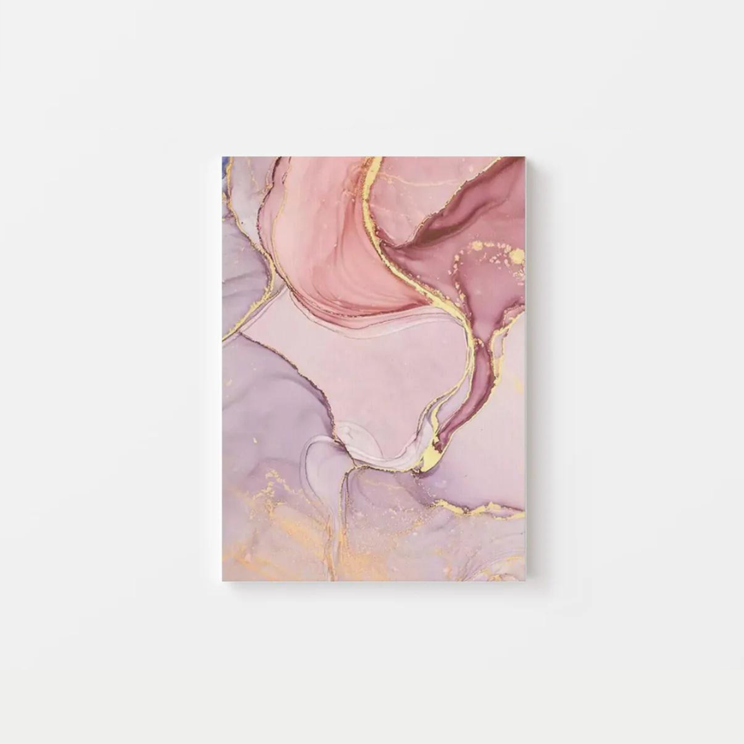 Abstract Pink Purple Canvas