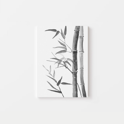 Watercolor Bamboo Canvas