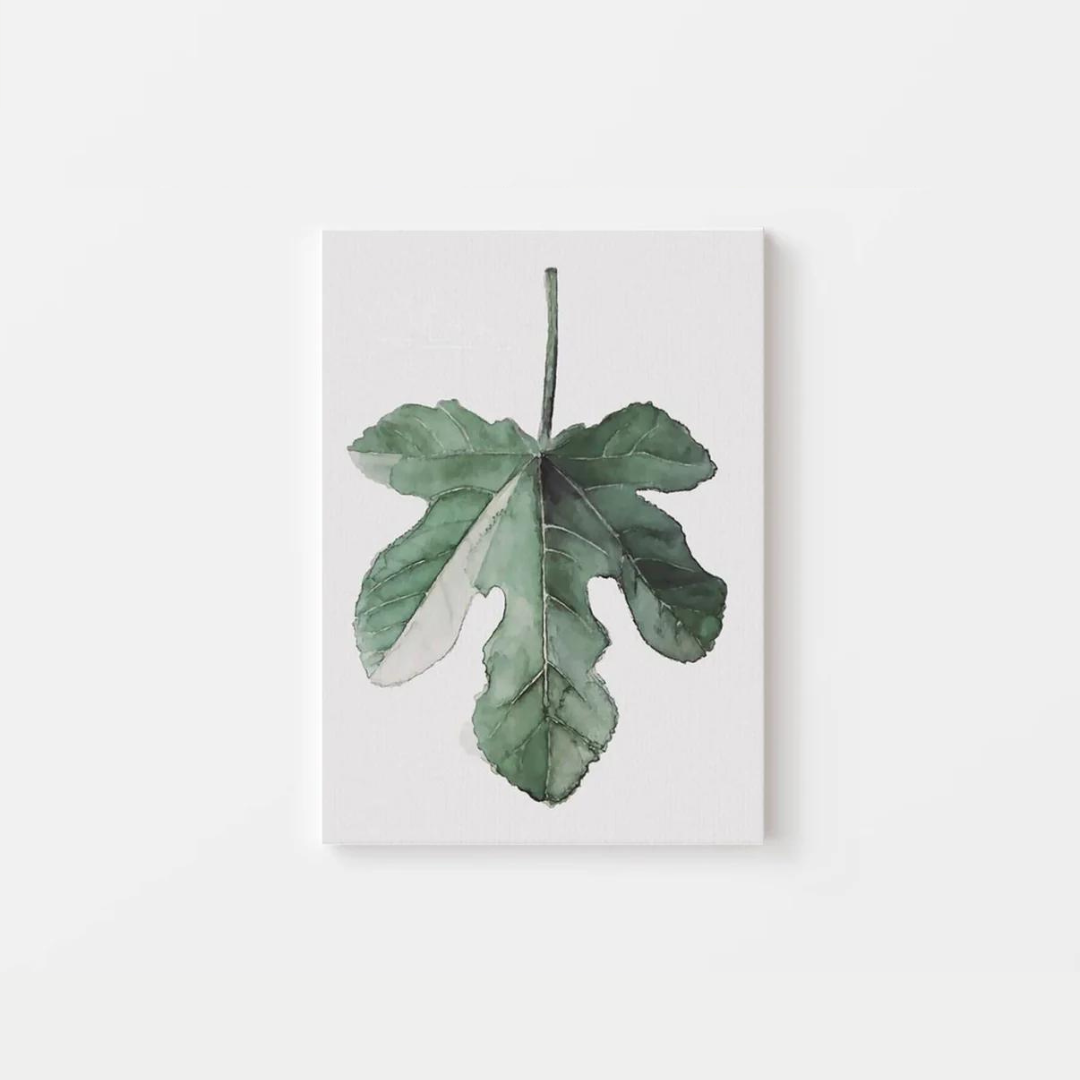 Watercolour Plant Canvas