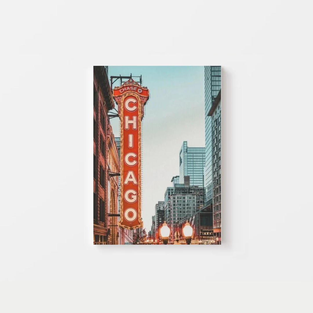 Chicago Theater Canvas