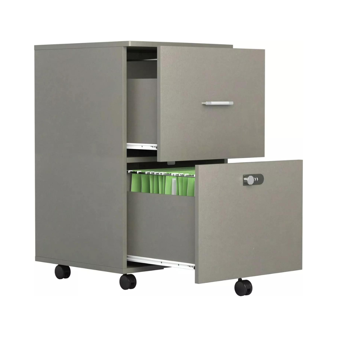 Pablo 2 Drawers Metal Filing Cabinet With Lock